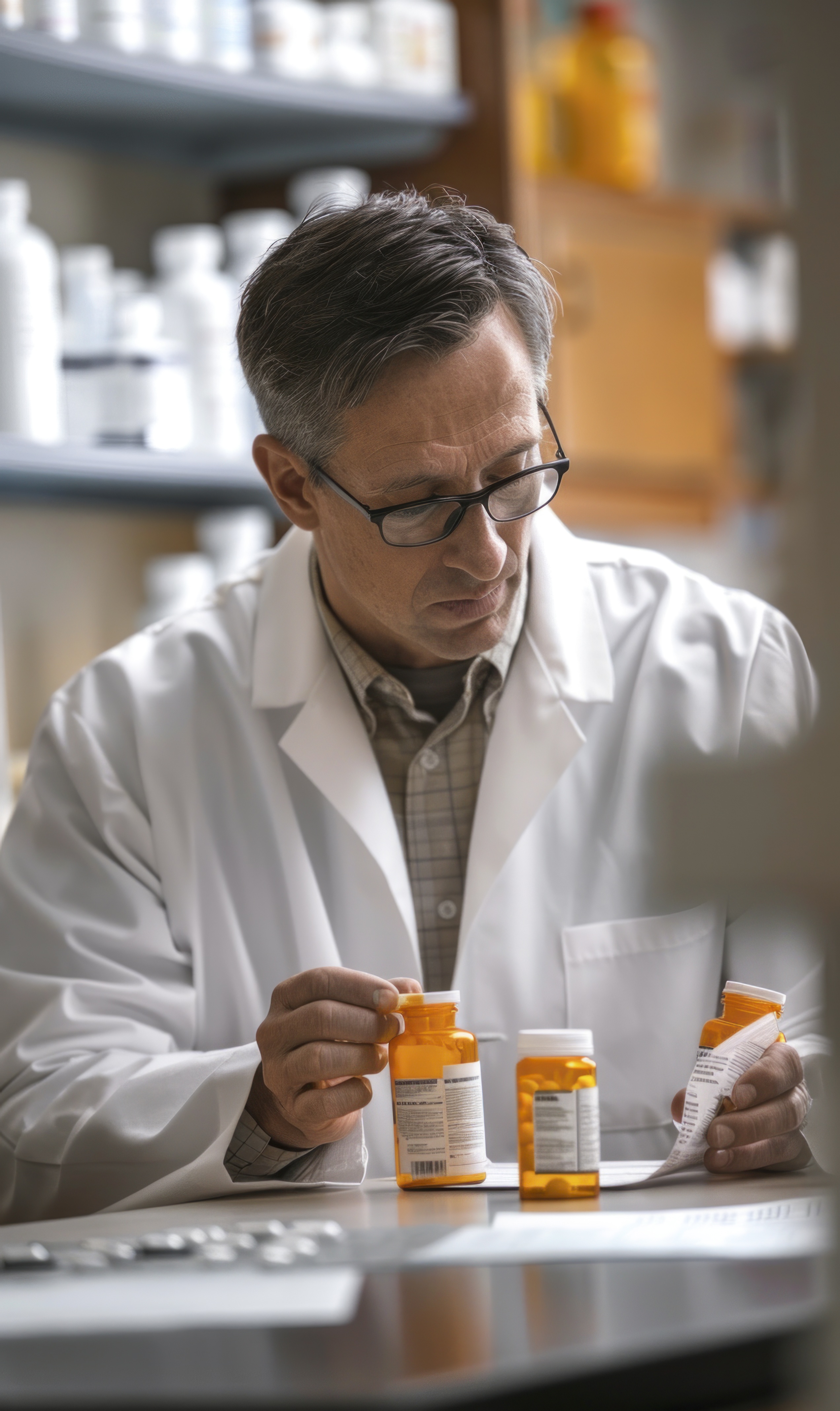 Pharmaceutical regulatory consultant reviewing drug dossier — Medwisdom Lifescience